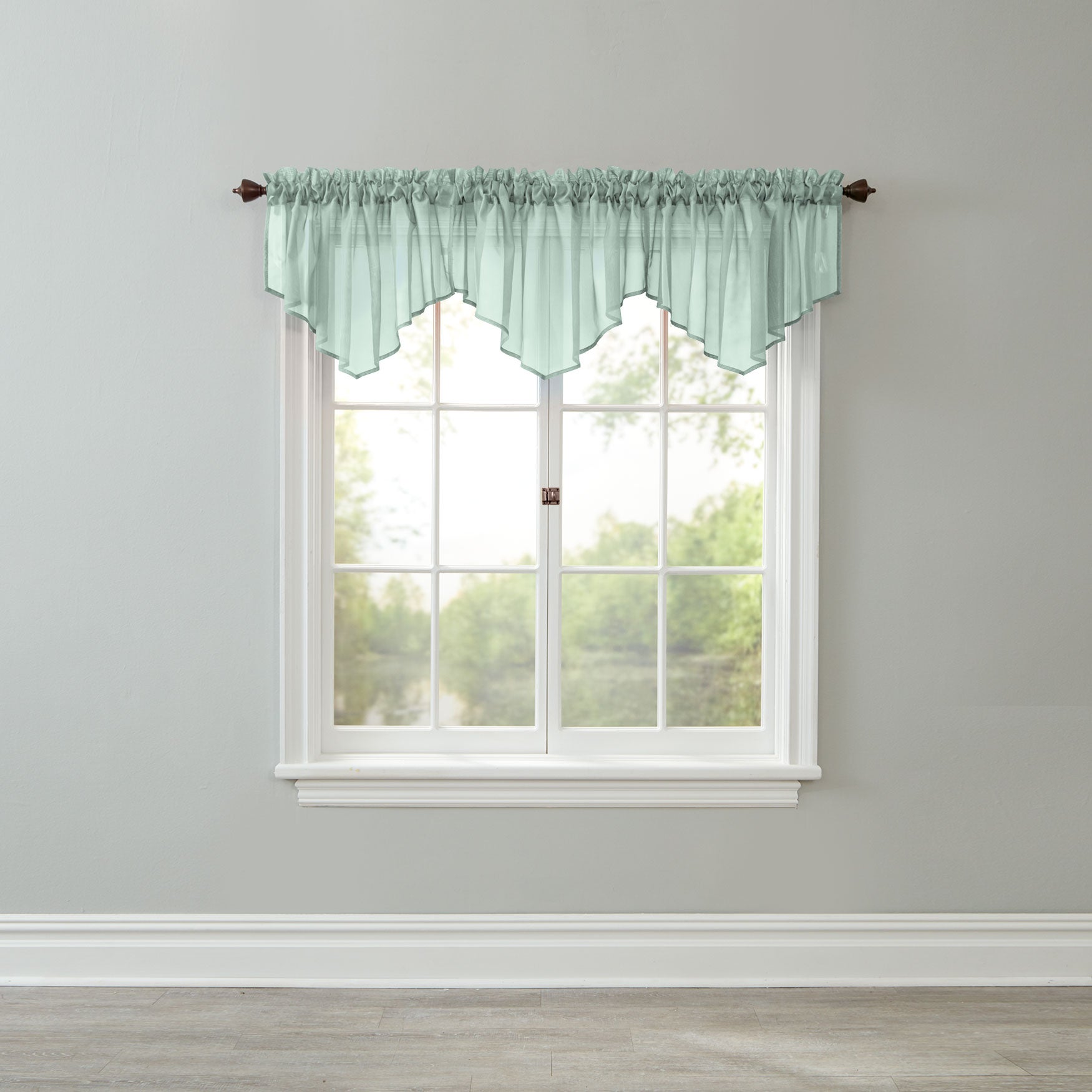 BH Studio Sheer Voile Ascot Valance image number 0