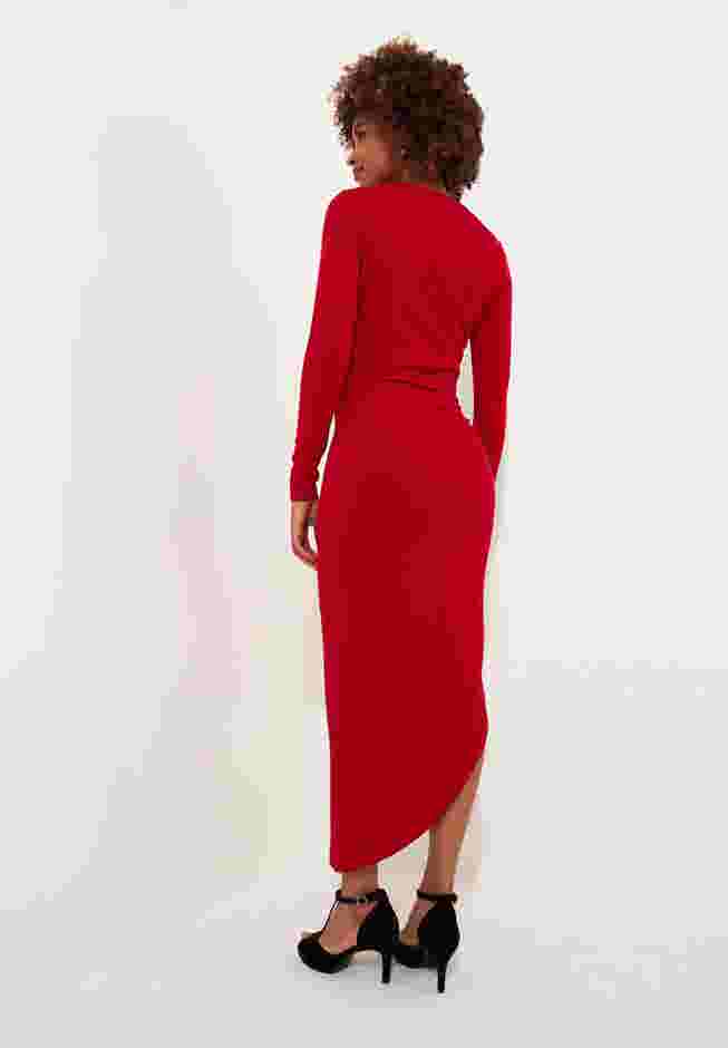Asymmetrical Midi Dress image number 4