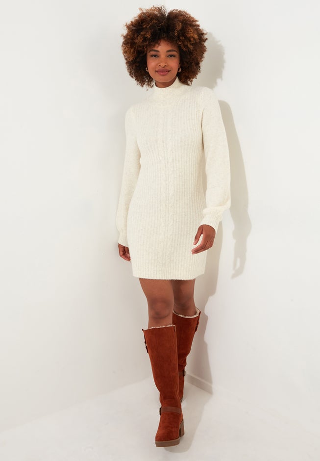 Turtleneck Sweater Dress image number 2