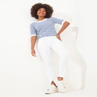 Stretch Denim Slim Straight Jeans image number null