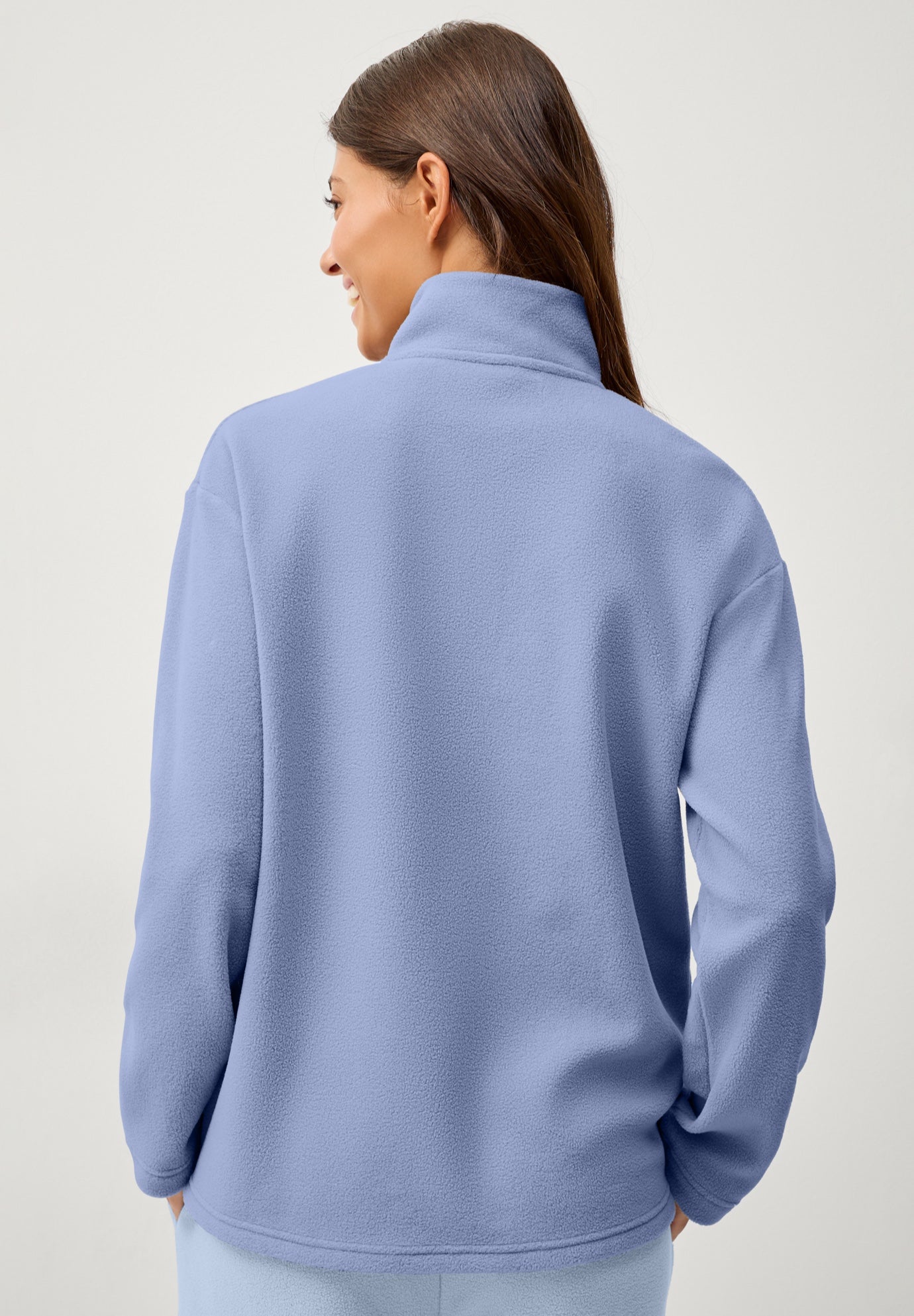 ¼ ZIP COLLAR FRENCH TERRY SWEATSHIRT image number 1