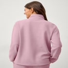 &frac14; ZIP COLLAR FRENCH TERRY SWEATSHIRT image number null