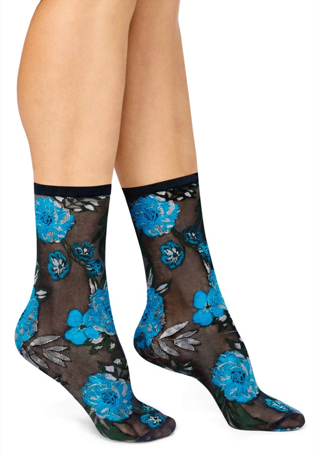 MeMoi&reg; Sheer Ankle Socks 2-Pack image number 2