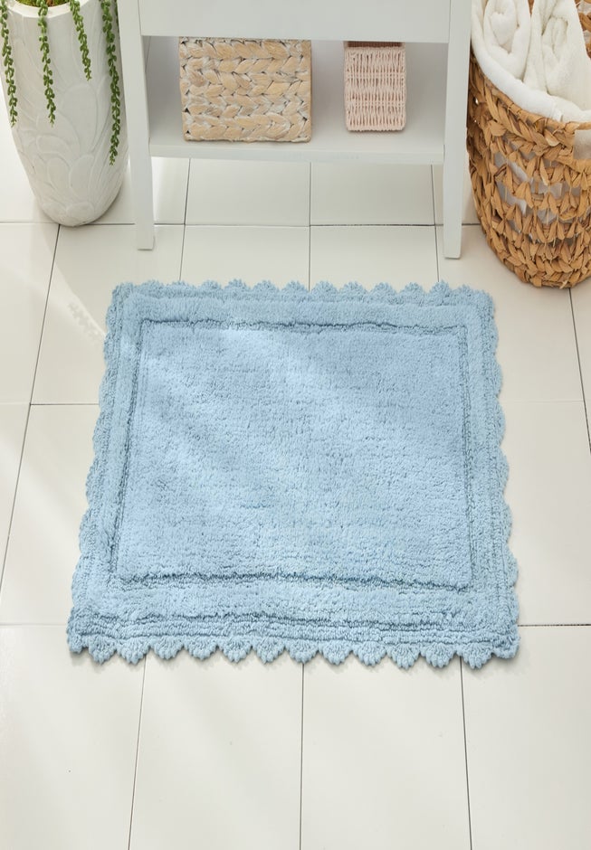 Rectangle Crochet Bath Mat image number 0