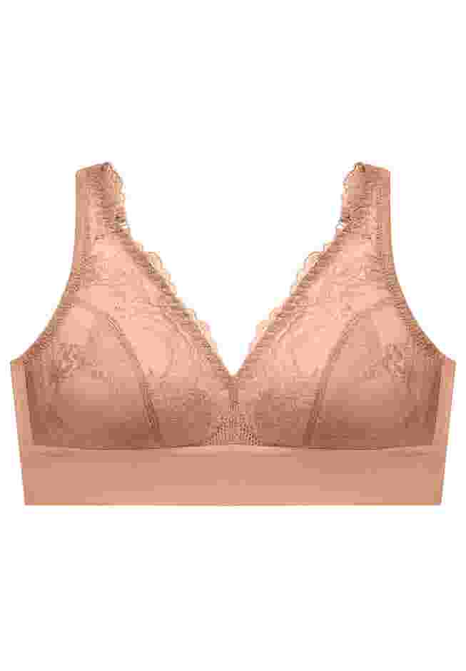 Glamorise® Bramour Lexington Lace Plunge Bralette image number 2
