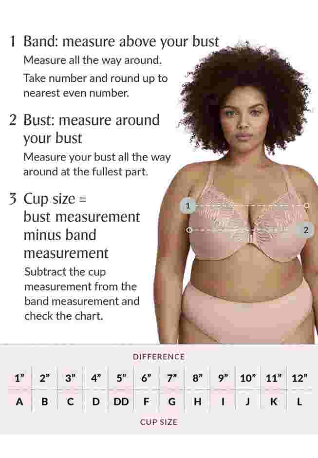 Glamorise® Bramour Lexington Lace Plunge Bralette image number 5