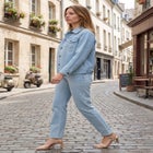 Classic Cotton Denim Straight-Leg Jean image number null