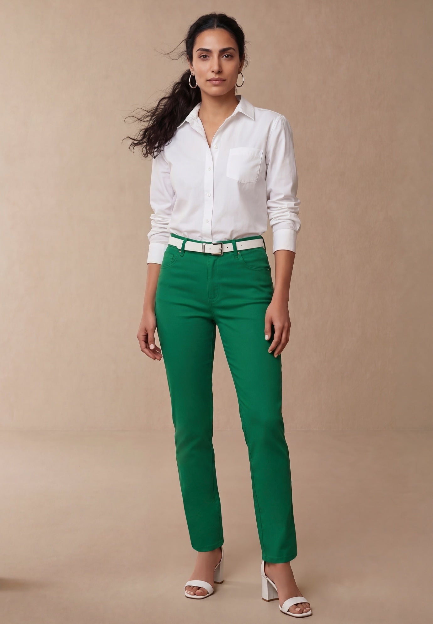Classic Cotton Denim Straight-Leg Jean image number 0