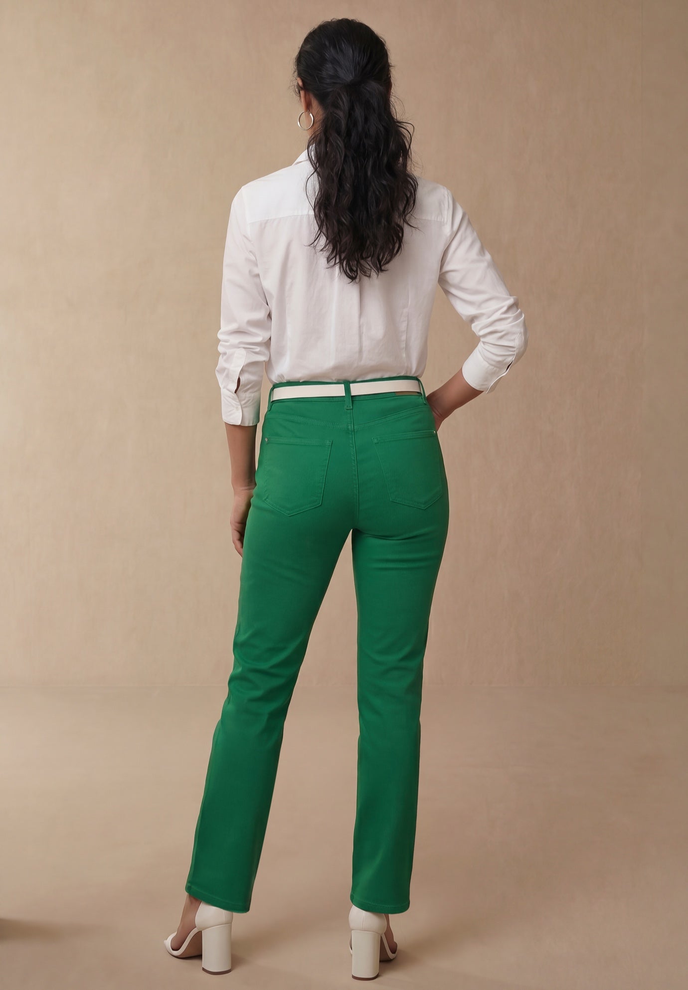 Classic Cotton Denim Straight-Leg Jean image number 3