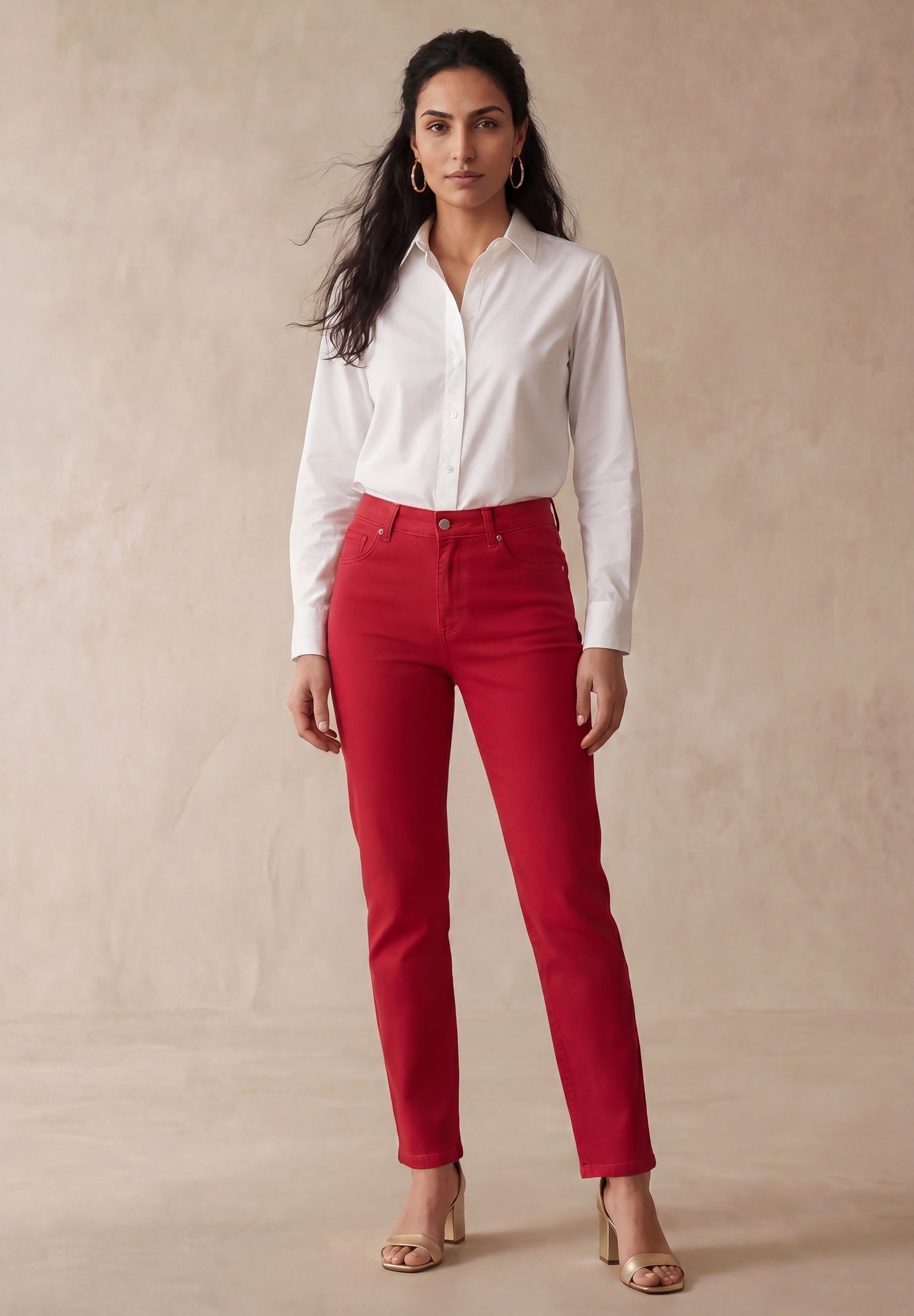 Classic Cotton Denim Straight-Leg Jean image number 0