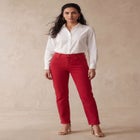 Classic Cotton Denim Straight-Leg Jean image number null