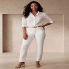 Classic Cotton Denim Straight-Leg Jean image number null