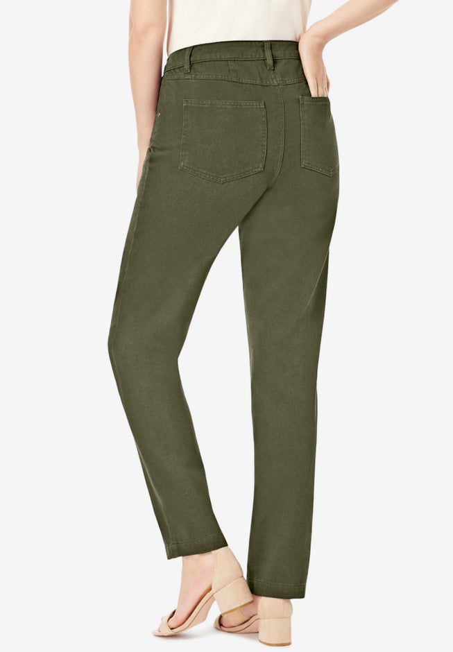 Classic Cotton Denim Straight-Leg Jean image number 2