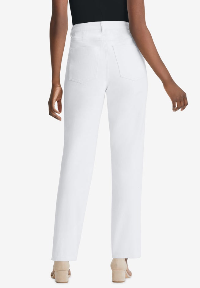 Classic Cotton Denim Straight-Leg Jean image number 2