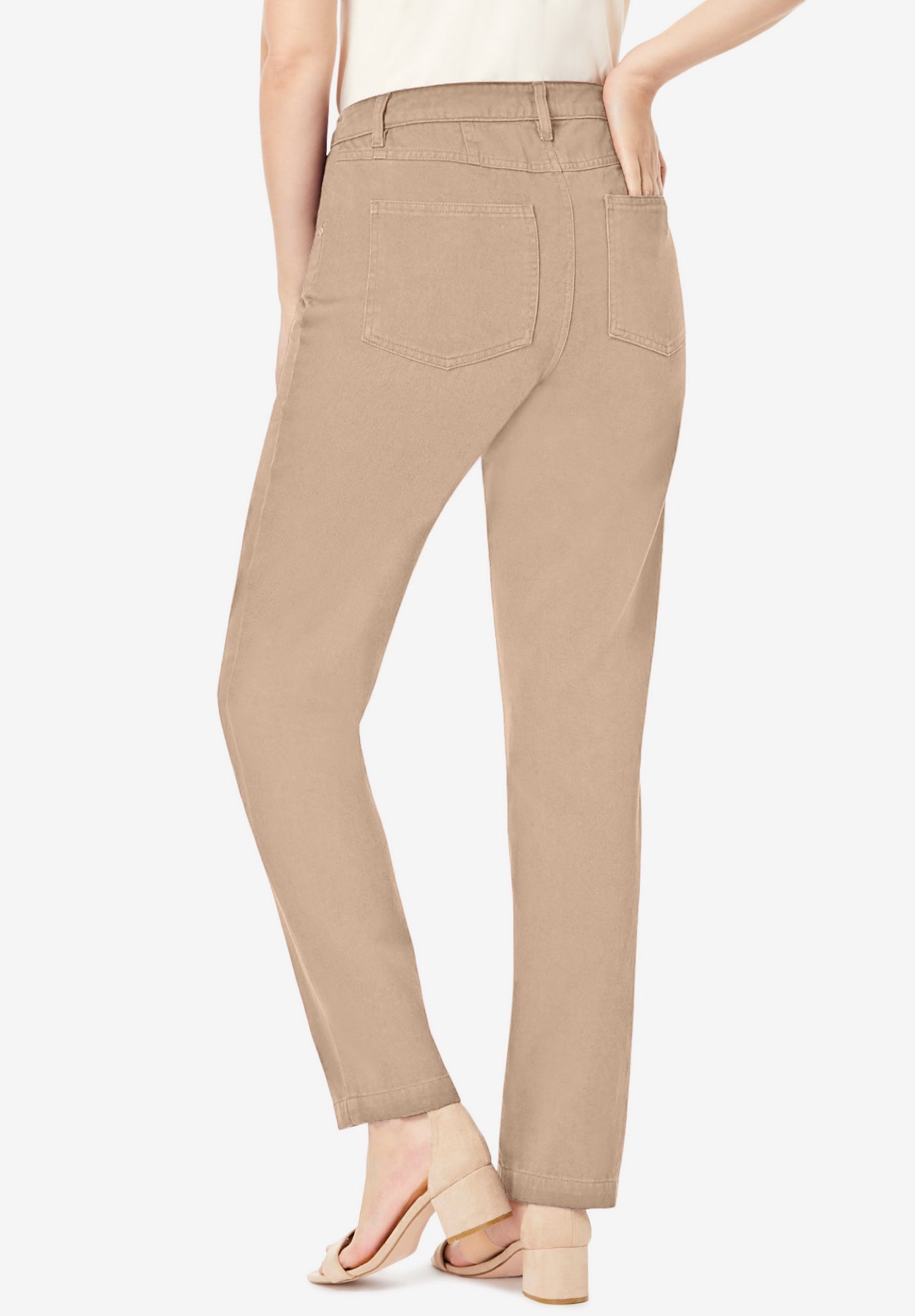 Classic Cotton Denim Straight-Leg Jean image number 2