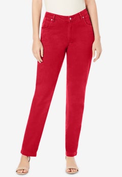 Classic Cotton Denim Straight-Leg Jean