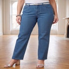 Classic Cotton Denim Straight-Leg Jean image number 0