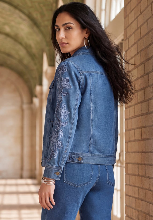 Classic Cotton Denim Jacket image number 1