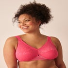 Comfort Choice&reg; Full Coverage Sling Double Band Lace Bra image number null