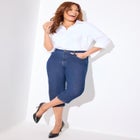 Right Fit&reg; Moderately Curvy Jean Capri image number null