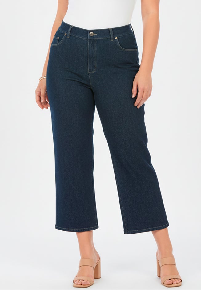 Right Fit&reg; Moderately Curvy Cropped Jean image number 1