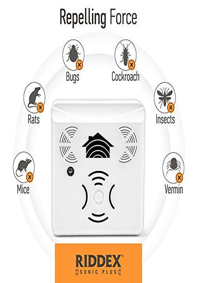 Riddex&reg; Sonic Plus Ultrasonic Pest Repeller, 3-Pack image number 3