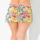 Side Slit Swim Skort with Boyshort image number null