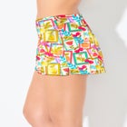 Side Slit Swim Skort with Boyshort image number null