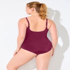 Chlorine Resistant Sarong Front One Piece Swimsuit image number 1