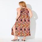 Cotton High Neck Maxi Dress Cover Up image number null