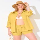 Cotton Beach Shirt Cover Up image number null