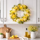 Pre-Lit Citrus Grove 24" Wreath  image number null