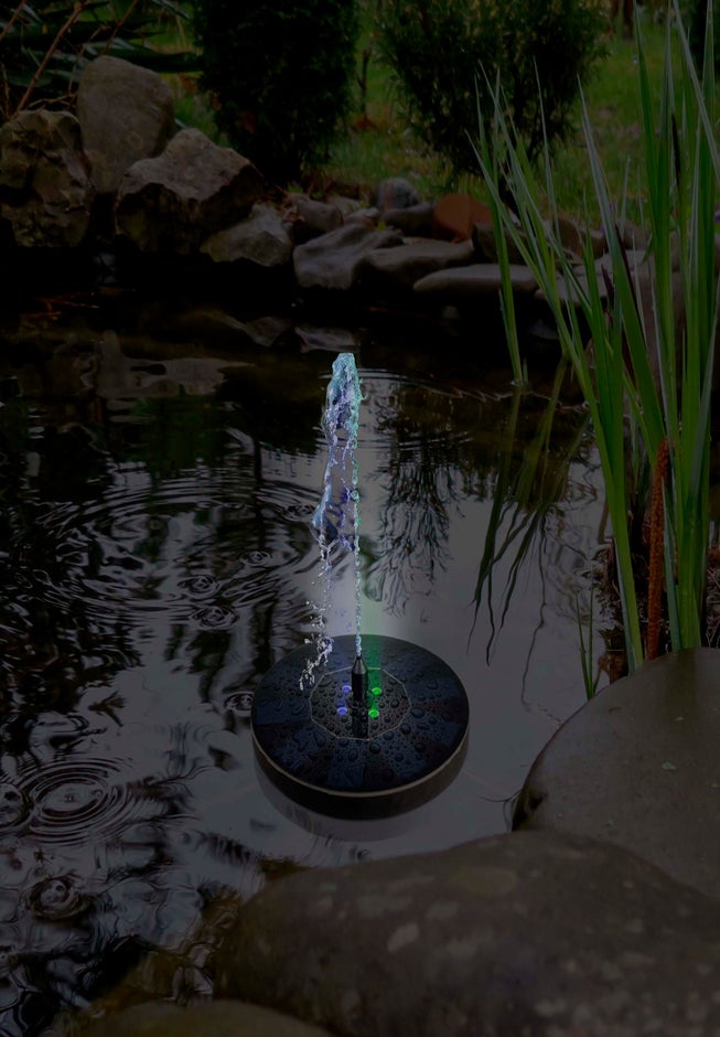 Solar Color-Changing Water Fountain image number 3