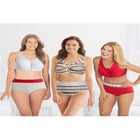 3-Pack Cotton Wireless Bra image number null