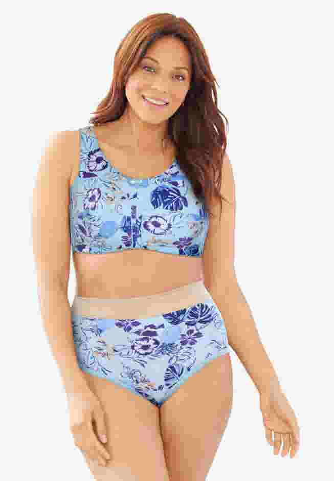 3-Pack Cotton Wireless Bra image number 3