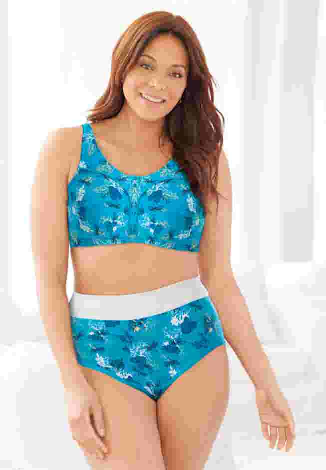 3-Pack Cotton Wireless Bra image number 3