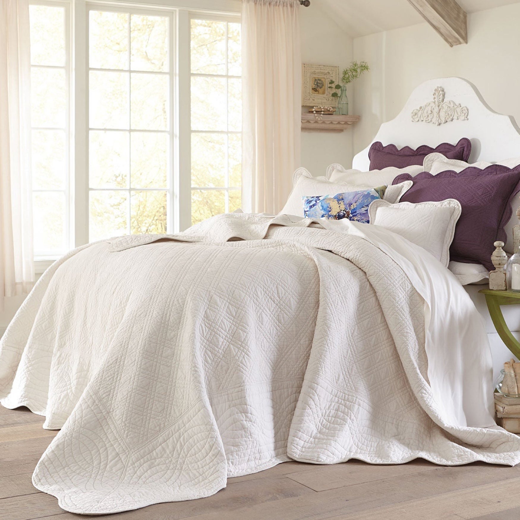 100% Cotton Florence Oversized Bedspread image number 0