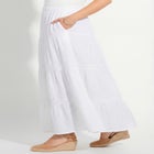 Knit Gauze Tiered Skirt image number null