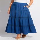 Knit Gauze Tiered Skirt image number null