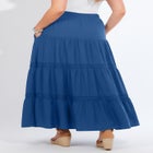 Knit Gauze Tiered Skirt image number null