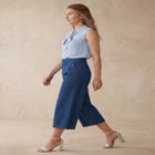 Sculpt Fit Wide-Leg Crop Jeans image number null