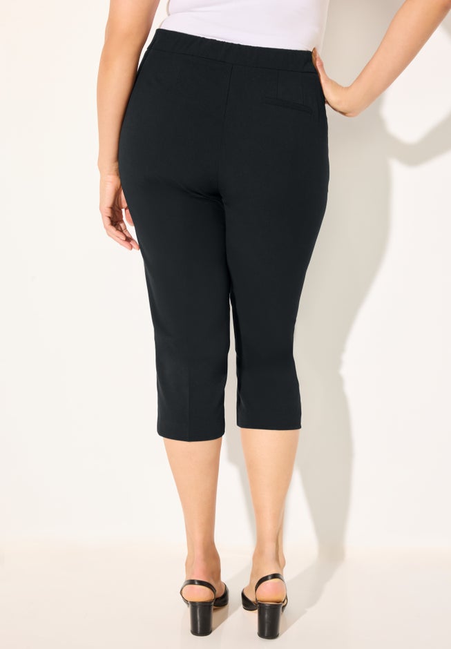 Right Fit&reg; Curvy Vent Capri image number 1