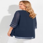 Crinkle Embroidered Tunic image number null