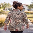 Ingrid Seamed Poplin Shirt image number null