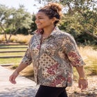 Ingrid Seamed Poplin Shirt image number null