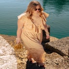 Floral Lace Ruffle Top image number null