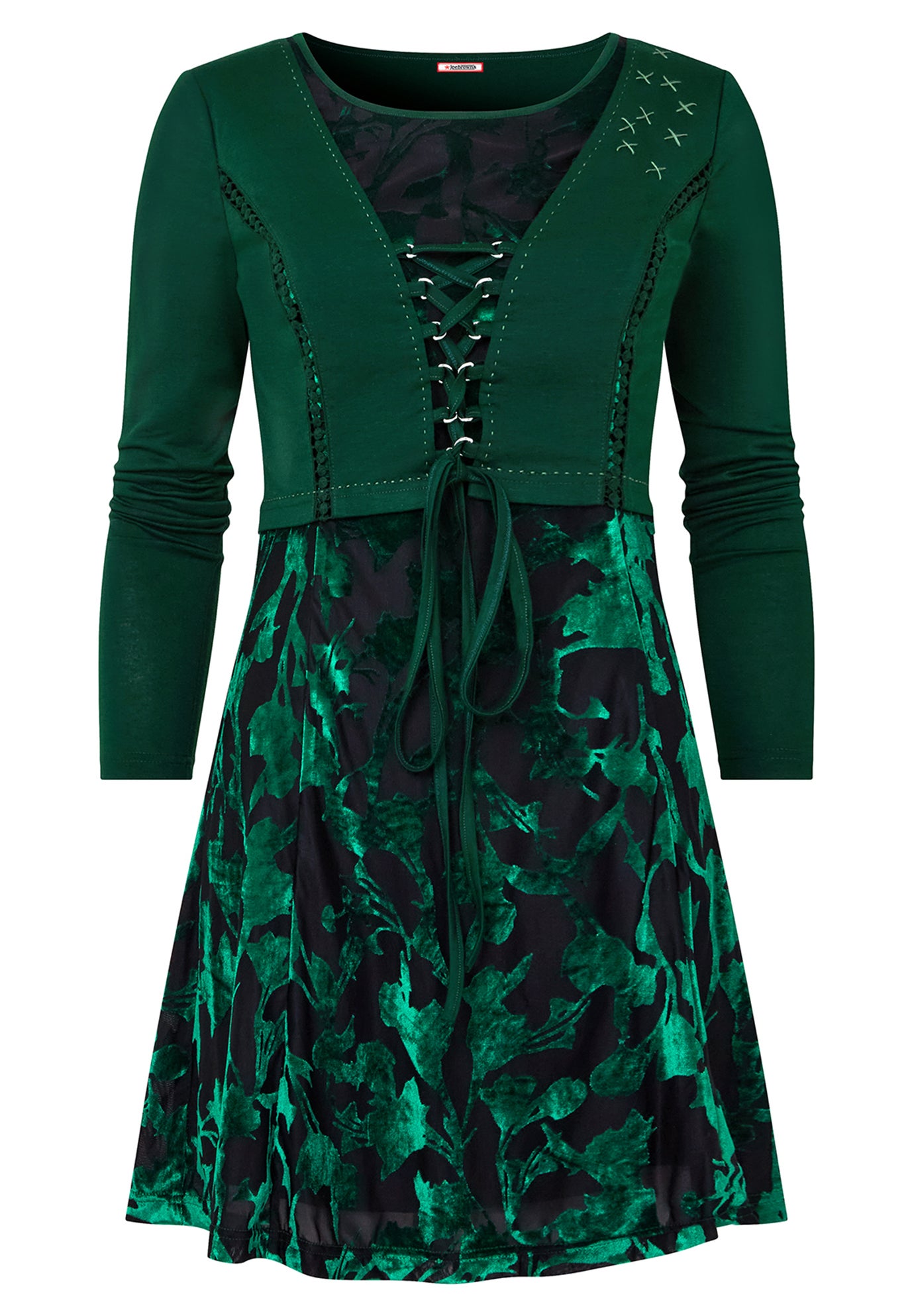 Burnout Velvet Shrug Tunic image number 1