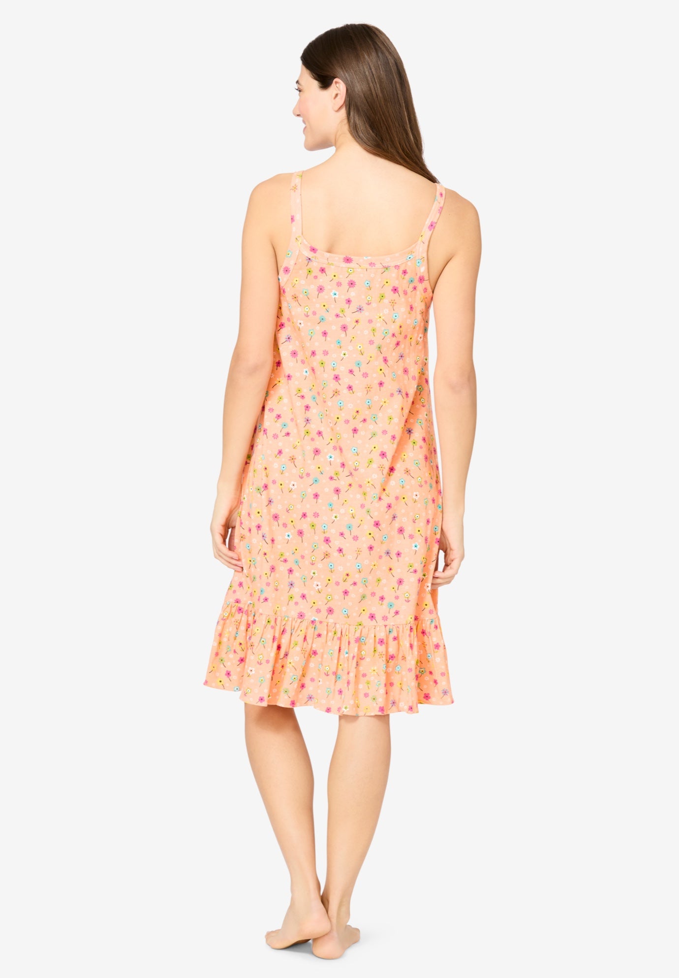 Sleeveless Knit Chemise Sleepshirt image number 1