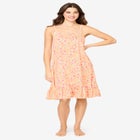 Sleeveless Knit Chemise Sleepshirt image number null