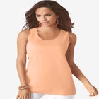 Plus Size Cotton Scoopneck Tank Top image number null